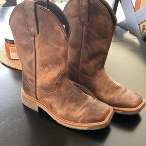 Cowboy Boots, Double H, women’s 10” maxflex square toe roper boots